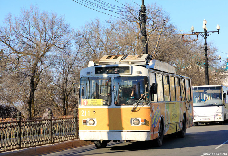 ハバロフスクのトロリーバス